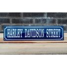 Harley Davidson street Bleu