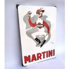 Plaque émaillée Martini Jockey
