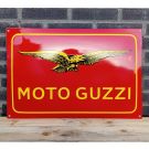 Moto guzzi rouge/jaune