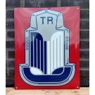 Triumph TR Plaque émaillée