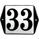 Numéro de maison Oreille plate - 33