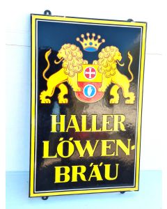 Haller Löwen Brau émail