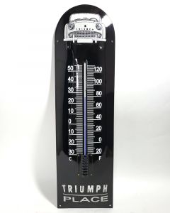 Thermomètre émail Triumph TR3 LARGE