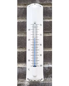 Thermomètre déco blanc
