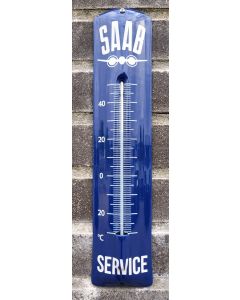 Thermomètre émail service Saab
