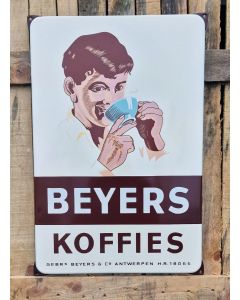 Beyers Koffies Plaque émaillée