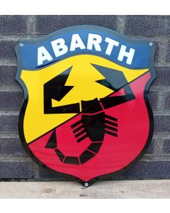 Plaque emaillee Abarth
