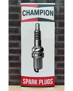 Plaque émaillée Champion spark plugs