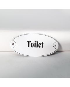 Toilet Ovale émail