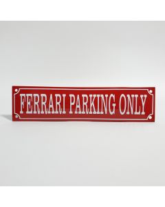 Parking Ferrari rouge seulement