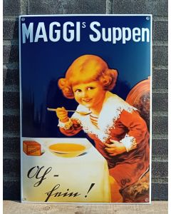 Maggi Suppen plaque émaillé
