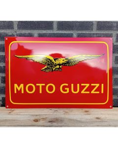 Moto guzzi rouge/jaune