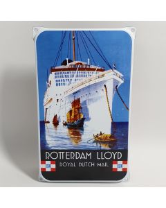 Rotterdam Lloyd plaque émaillé