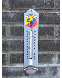 Thermometer Abarth Servicio 6,5x30cm Emaille