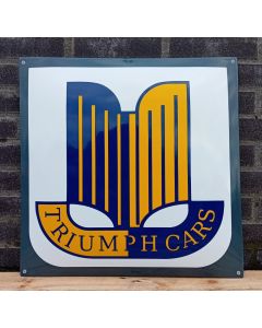 Triumph cars Plaque émaillée