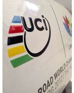 UCI WK plaque emaillee