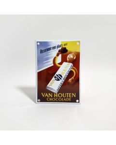 Van Houten Chocolade plaque émaillé