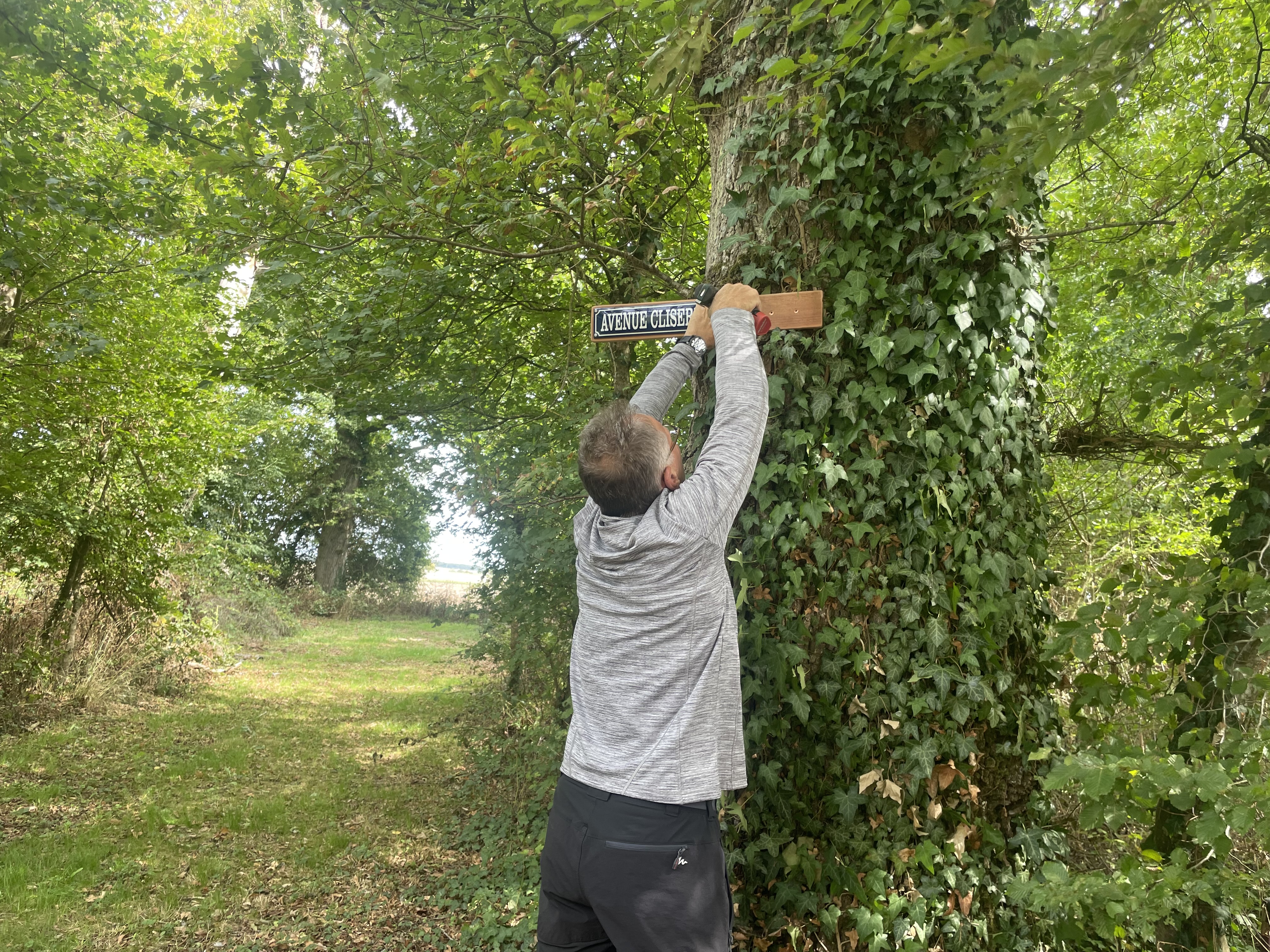Plaque de Rue avec Cadre