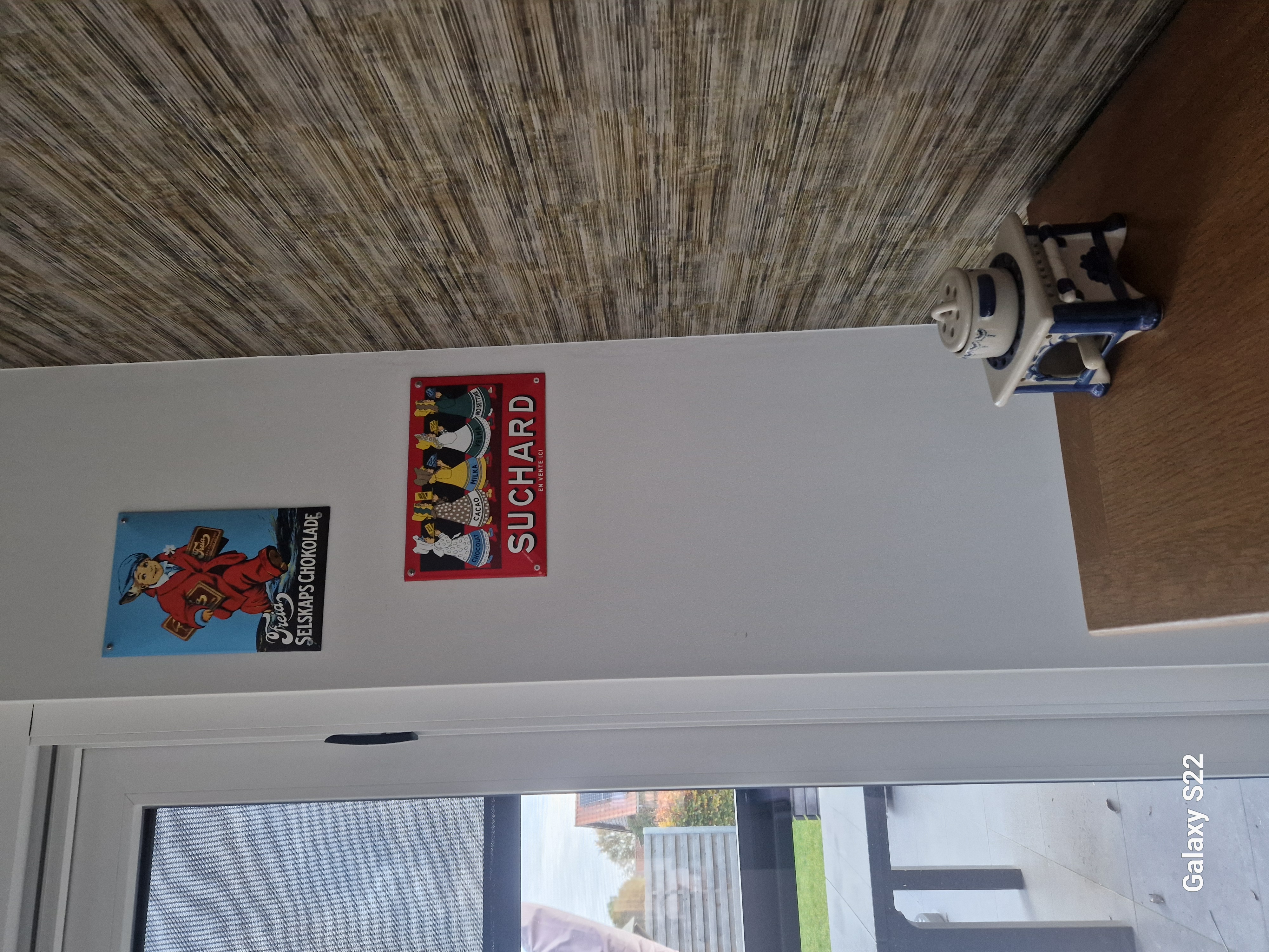 Plaque émaillée Freia Selskaps chokolade