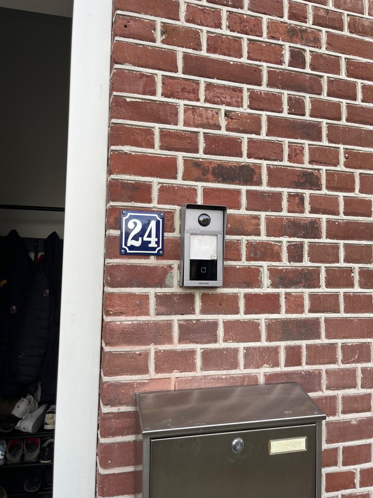 Bleu numéro de maison Plaque émaillée