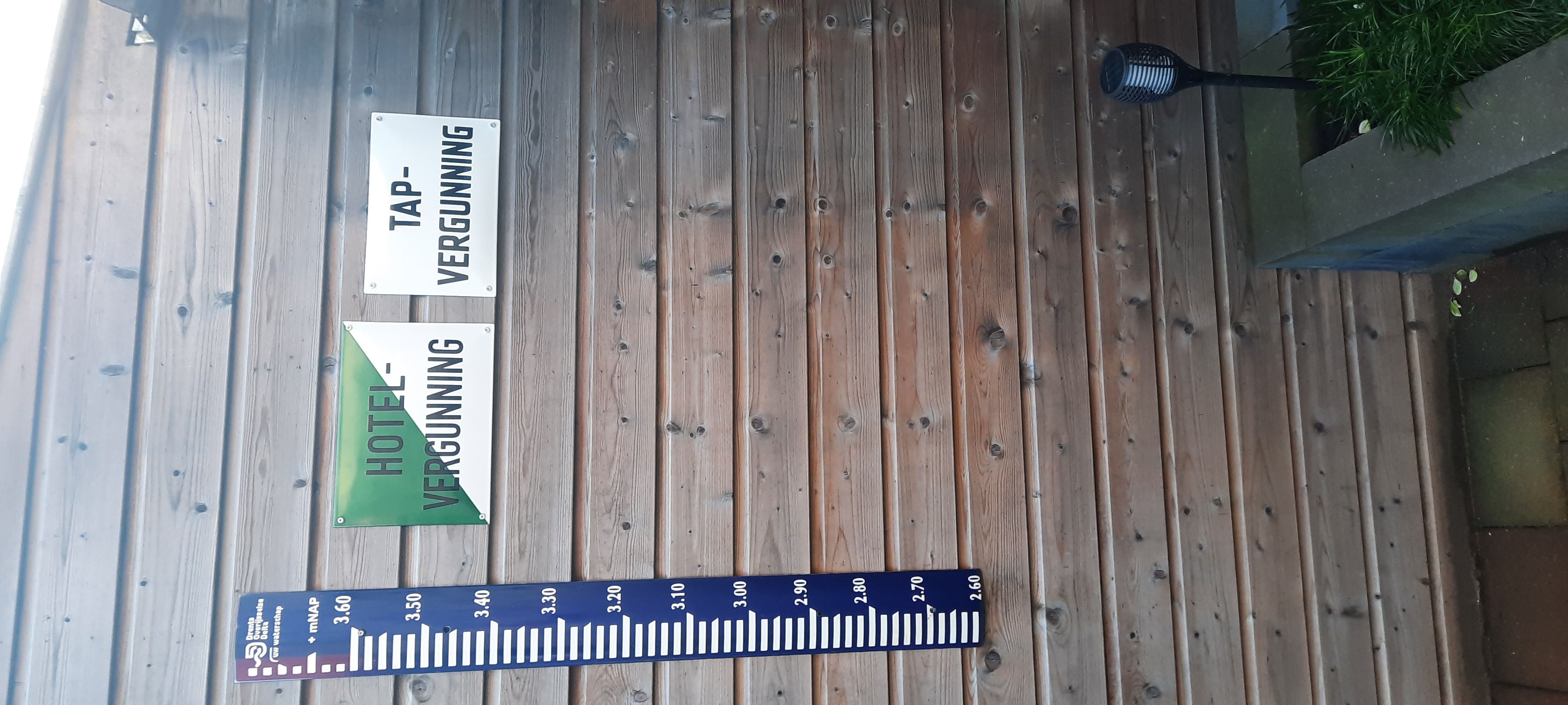 Horeca bord Hotel Vergunning