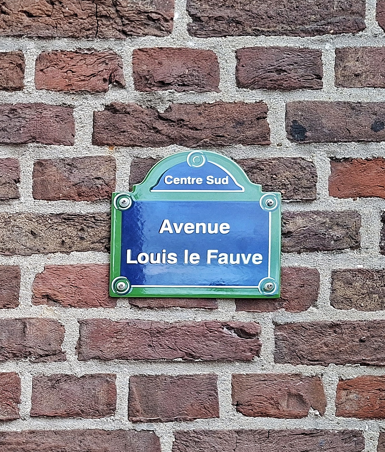 Plaque de rue 